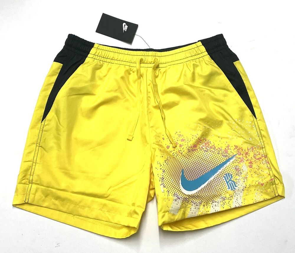 Nike Kyrie Basketball Shorts Mens Size M CZ8993-731 90s Style Woven Graphic